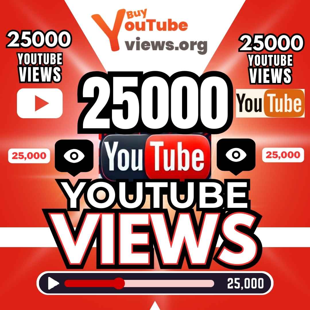 Buy 25000 YouTube Views